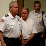 Frederick Weichel was led into court Monday. 